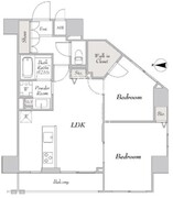 ミリアレジデンス駒込 1003 間取り図