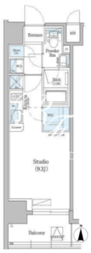 アーバネックス深川住吉 206 間取り図