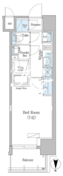 アーバネックス深川住吉 301 間取り図